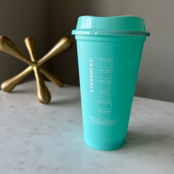 Starbucks Aqua Color-Changing Cup - Picture 3 of 4